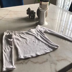 Off the shoulder crop top